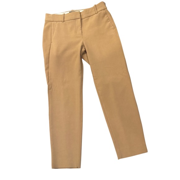 J.Crew Pants - J.Crew Cameron 365 Woman 6 Slim High Rise Pants Camel Tan Classic Business Dress